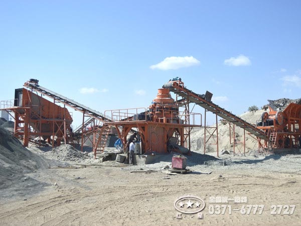 鹅卵石制砂生产线及其配套设备