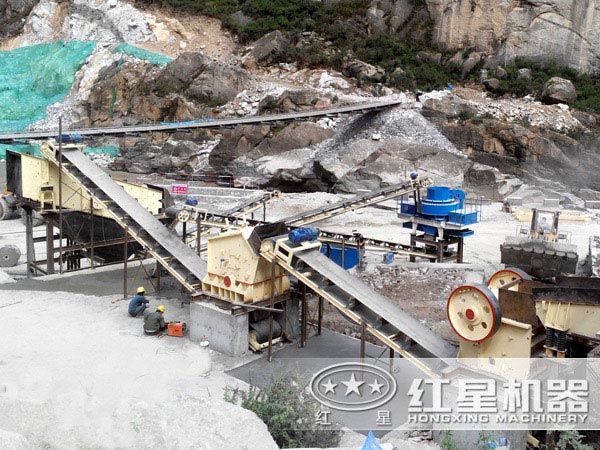 日产100吨石料生产线工艺流程配置详单