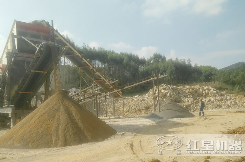 安徽石头制沙生产现场