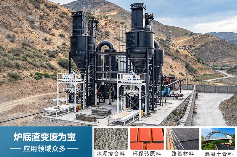 炉底渣加工后应用领域 炉底渣加工后应用领域