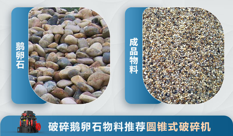 鹅卵石破碎用圆锥破碎机
