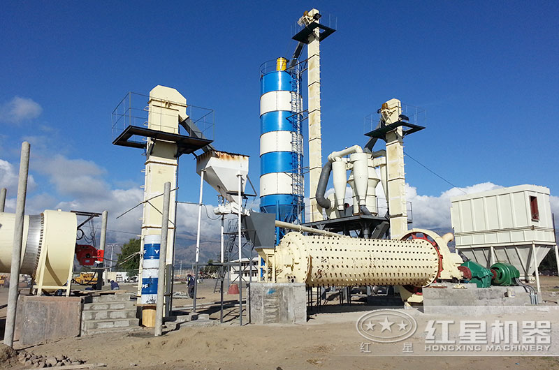 日产200吨的脱硫湿式球磨机工作在上海