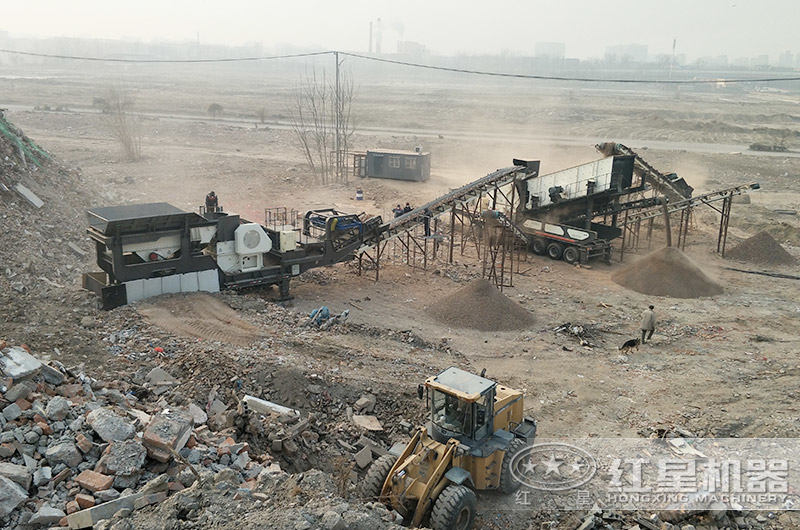 建筑垃圾粉碎车在北京落地生产