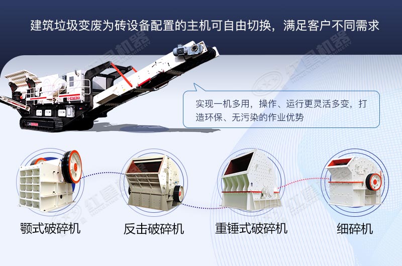 建筑垃圾变废为砖设备多种配置满足多种需求